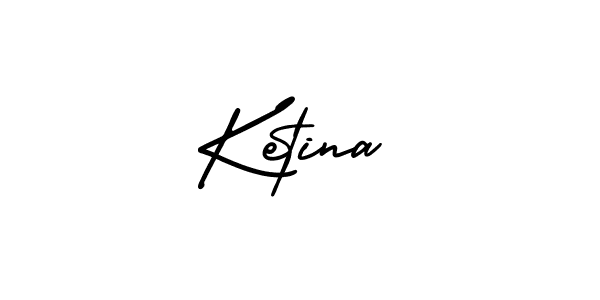 The best way (AmerikaSignatureDemo-Regular) to make a short signature is to pick only two or three words in your name. The name Ketina include a total of six letters. For converting this name. Ketina signature style 3 images and pictures png