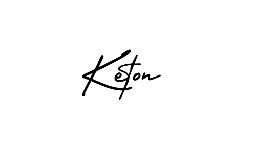 You should practise on your own different ways (AmerikaSignatureDemo-Regular) to write your name (Keton) in signature. don't let someone else do it for you. Keton signature style 3 images and pictures png