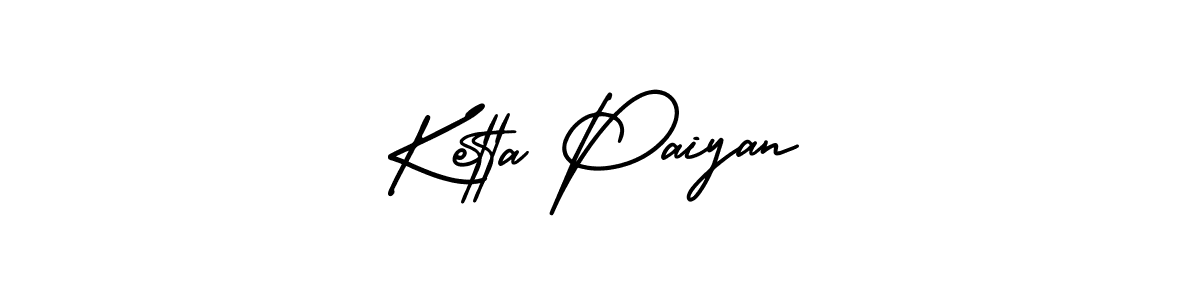 Ketta Paiyan stylish signature style. Best Handwritten Sign (AmerikaSignatureDemo-Regular) for my name. Handwritten Signature Collection Ideas for my name Ketta Paiyan. Ketta Paiyan signature style 3 images and pictures png