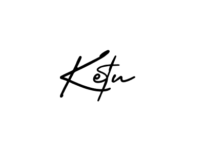 Ketu stylish signature style. Best Handwritten Sign (AmerikaSignatureDemo-Regular) for my name. Handwritten Signature Collection Ideas for my name Ketu. Ketu signature style 3 images and pictures png