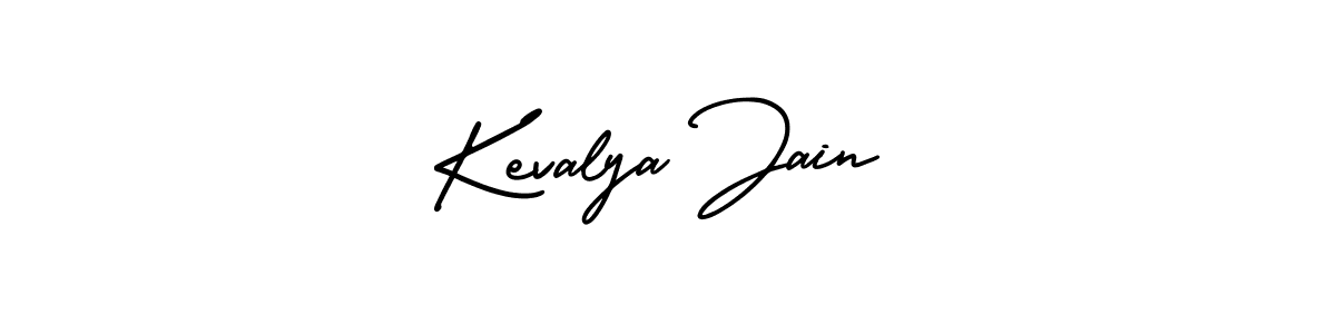 Make a short Kevalya Jain signature style. Manage your documents anywhere anytime using AmerikaSignatureDemo-Regular. Create and add eSignatures, submit forms, share and send files easily. Kevalya Jain signature style 3 images and pictures png