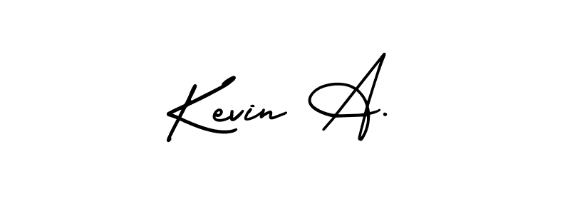 Make a short Kevin A. signature style. Manage your documents anywhere anytime using AmerikaSignatureDemo-Regular. Create and add eSignatures, submit forms, share and send files easily. Kevin A. signature style 3 images and pictures png