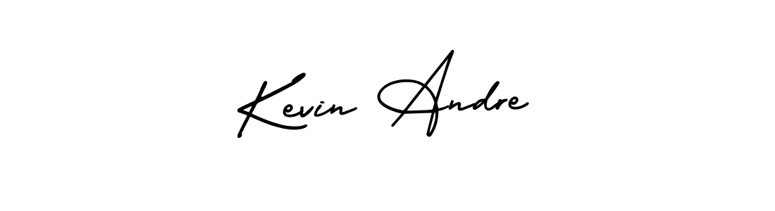 You should practise on your own different ways (AmerikaSignatureDemo-Regular) to write your name (Kevin Andre) in signature. don't let someone else do it for you. Kevin Andre signature style 3 images and pictures png