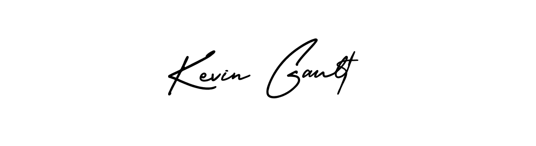 Use a signature maker to create a handwritten signature online. With this signature software, you can design (AmerikaSignatureDemo-Regular) your own signature for name Kevin Gault. Kevin Gault signature style 3 images and pictures png