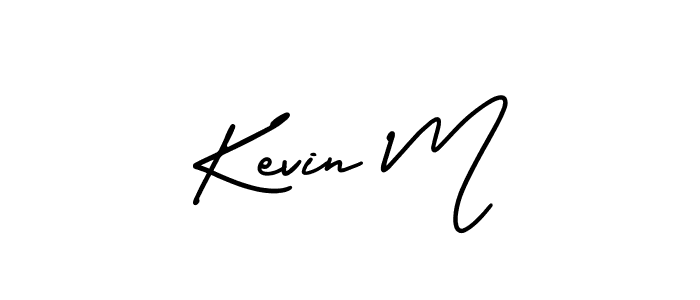 Also You can easily find your signature by using the search form. We will create Kevin M name handwritten signature images for you free of cost using AmerikaSignatureDemo-Regular sign style. Kevin M signature style 3 images and pictures png