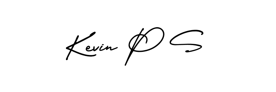 How to make Kevin P S signature? AmerikaSignatureDemo-Regular is a professional autograph style. Create handwritten signature for Kevin P S name. Kevin P S signature style 3 images and pictures png
