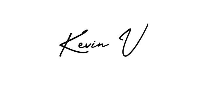 Best and Professional Signature Style for Kevin V. AmerikaSignatureDemo-Regular Best Signature Style Collection. Kevin V signature style 3 images and pictures png