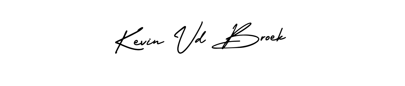 How to make Kevin Vd Broek signature? AmerikaSignatureDemo-Regular is a professional autograph style. Create handwritten signature for Kevin Vd Broek name. Kevin Vd Broek signature style 3 images and pictures png