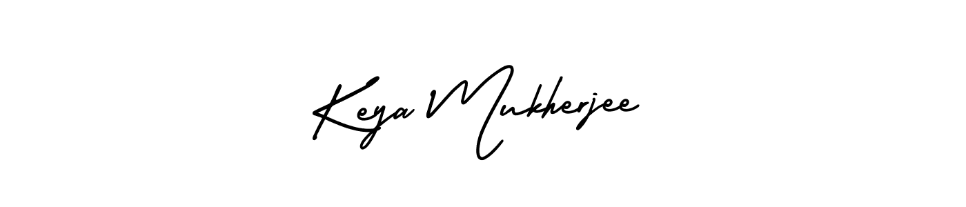 How to make Keya Mukherjee signature? AmerikaSignatureDemo-Regular is a professional autograph style. Create handwritten signature for Keya Mukherjee name. Keya Mukherjee signature style 3 images and pictures png