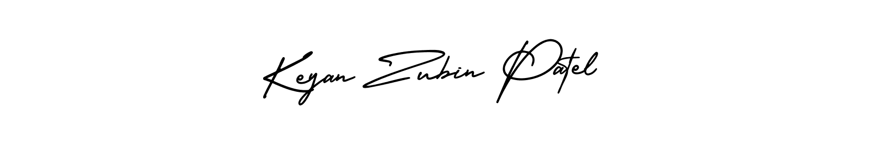 Create a beautiful signature design for name Keyan Zubin Patel. With this signature (AmerikaSignatureDemo-Regular) fonts, you can make a handwritten signature for free. Keyan Zubin Patel signature style 3 images and pictures png