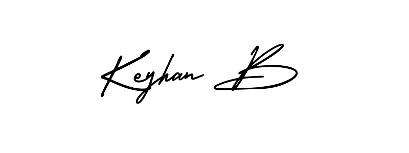 Similarly AmerikaSignatureDemo-Regular is the best handwritten signature design. Signature creator online .You can use it as an online autograph creator for name Keyhan B. Keyhan B signature style 3 images and pictures png