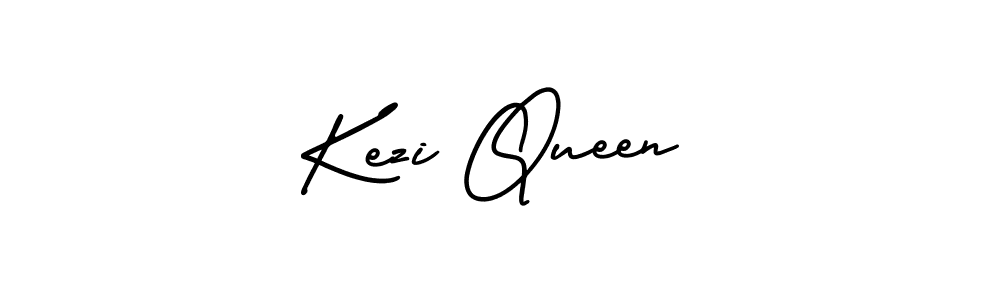 Use a signature maker to create a handwritten signature online. With this signature software, you can design (AmerikaSignatureDemo-Regular) your own signature for name Kezi Queen. Kezi Queen signature style 3 images and pictures png