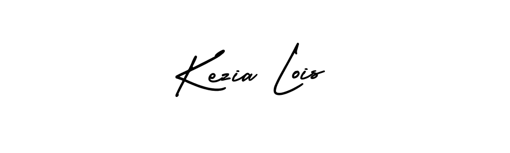 This is the best signature style for the Kezia Lois name. Also you like these signature font (AmerikaSignatureDemo-Regular). Mix name signature. Kezia Lois signature style 3 images and pictures png