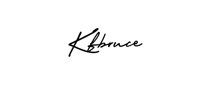 The best way (AmerikaSignatureDemo-Regular) to make a short signature is to pick only two or three words in your name. The name Kfbruce include a total of six letters. For converting this name. Kfbruce signature style 3 images and pictures png