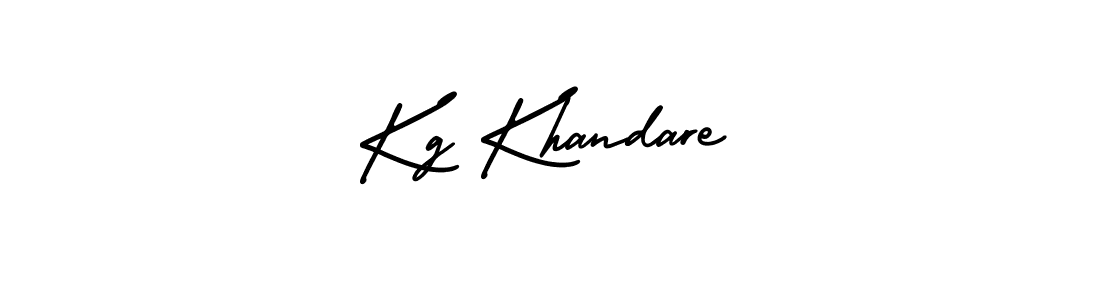 Kg Khandare stylish signature style. Best Handwritten Sign (AmerikaSignatureDemo-Regular) for my name. Handwritten Signature Collection Ideas for my name Kg Khandare. Kg Khandare signature style 3 images and pictures png