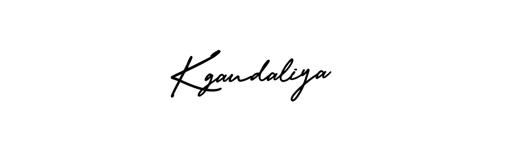 It looks lik you need a new signature style for name Kgaudaliya. Design unique handwritten (AmerikaSignatureDemo-Regular) signature with our free signature maker in just a few clicks. Kgaudaliya signature style 3 images and pictures png