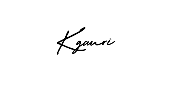 Design your own signature with our free online signature maker. With this signature software, you can create a handwritten (AmerikaSignatureDemo-Regular) signature for name Kgauri. Kgauri signature style 3 images and pictures png