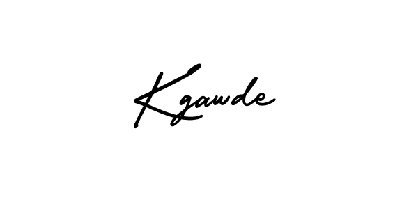 Use a signature maker to create a handwritten signature online. With this signature software, you can design (AmerikaSignatureDemo-Regular) your own signature for name Kgawde. Kgawde signature style 3 images and pictures png