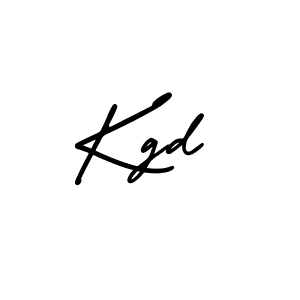 Make a beautiful signature design for name Kgd. With this signature (AmerikaSignatureDemo-Regular) style, you can create a handwritten signature for free. Kgd signature style 3 images and pictures png