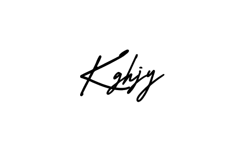 Make a beautiful signature design for name Kghjy. With this signature (AmerikaSignatureDemo-Regular) style, you can create a handwritten signature for free. Kghjy signature style 3 images and pictures png