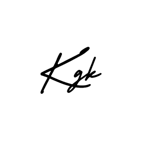 You should practise on your own different ways (AmerikaSignatureDemo-Regular) to write your name (Kgk) in signature. don't let someone else do it for you. Kgk signature style 3 images and pictures png