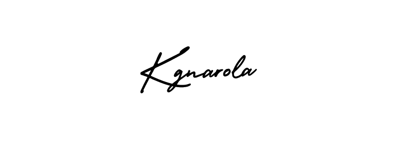 How to make Kgnarola signature? AmerikaSignatureDemo-Regular is a professional autograph style. Create handwritten signature for Kgnarola name. Kgnarola signature style 3 images and pictures png