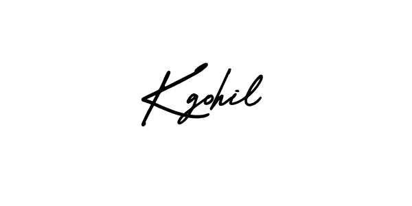 Similarly AmerikaSignatureDemo-Regular is the best handwritten signature design. Signature creator online .You can use it as an online autograph creator for name Kgohil. Kgohil signature style 3 images and pictures png