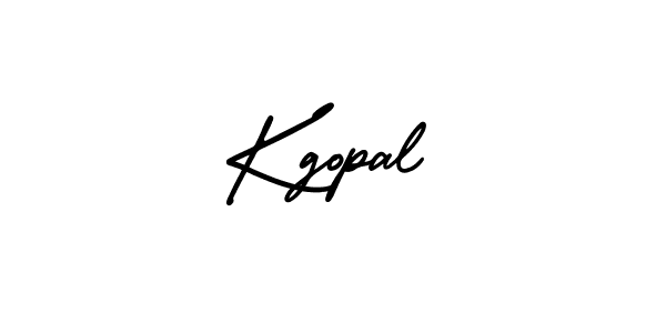How to make Kgopal name signature. Use AmerikaSignatureDemo-Regular style for creating short signs online. This is the latest handwritten sign. Kgopal signature style 3 images and pictures png