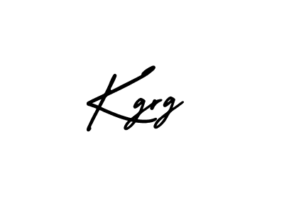 How to make Kgrg name signature. Use AmerikaSignatureDemo-Regular style for creating short signs online. This is the latest handwritten sign. Kgrg signature style 3 images and pictures png