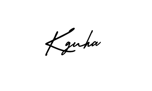 Design your own signature with our free online signature maker. With this signature software, you can create a handwritten (AmerikaSignatureDemo-Regular) signature for name Kguha. Kguha signature style 3 images and pictures png