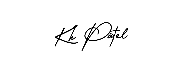 Kh Patel stylish signature style. Best Handwritten Sign (AmerikaSignatureDemo-Regular) for my name. Handwritten Signature Collection Ideas for my name Kh Patel. Kh Patel signature style 3 images and pictures png