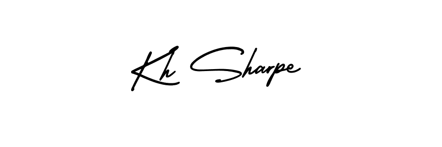 Create a beautiful signature design for name Kh Sharpe. With this signature (AmerikaSignatureDemo-Regular) fonts, you can make a handwritten signature for free. Kh Sharpe signature style 3 images and pictures png