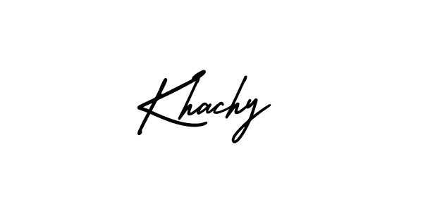 Best and Professional Signature Style for Khachy. AmerikaSignatureDemo-Regular Best Signature Style Collection. Khachy signature style 3 images and pictures png