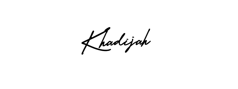 Make a beautiful signature design for name Khadijah. Use this online signature maker to create a handwritten signature for free. Khadijah signature style 3 images and pictures png