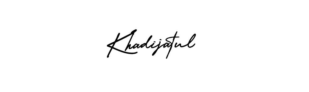 Best and Professional Signature Style for Khadijatul. AmerikaSignatureDemo-Regular Best Signature Style Collection. Khadijatul signature style 3 images and pictures png