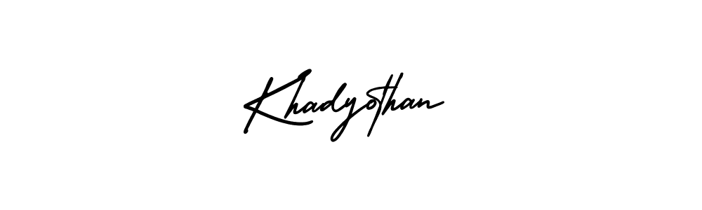 You can use this online signature creator to create a handwritten signature for the name Khadyothan. This is the best online autograph maker. Khadyothan signature style 3 images and pictures png