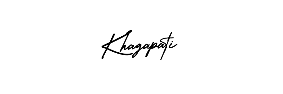 It looks lik you need a new signature style for name Khagapati. Design unique handwritten (AmerikaSignatureDemo-Regular) signature with our free signature maker in just a few clicks. Khagapati signature style 3 images and pictures png