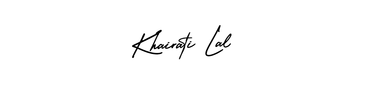 Make a beautiful signature design for name Khairati Lal. Use this online signature maker to create a handwritten signature for free. Khairati Lal signature style 3 images and pictures png