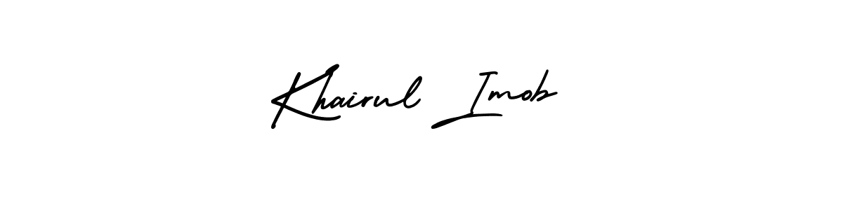 Make a beautiful signature design for name Khairul Imob. Use this online signature maker to create a handwritten signature for free. Khairul Imob signature style 3 images and pictures png