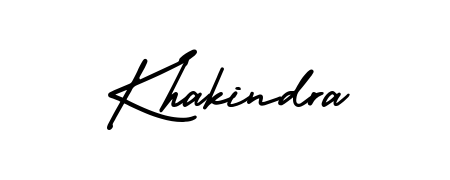 A classic penmanship look for Khakindra. The AmerikaSignatureDemo-Regular font brings timeless elegance and confidence to every signed document. Khakindra signature style 3 images and pictures png