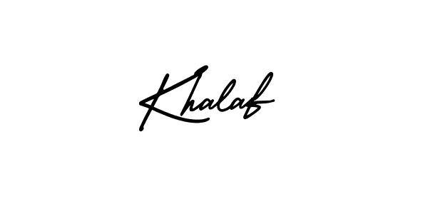 Best and Professional Signature Style for Khalaf. AmerikaSignatureDemo-Regular Best Signature Style Collection. Khalaf signature style 3 images and pictures png