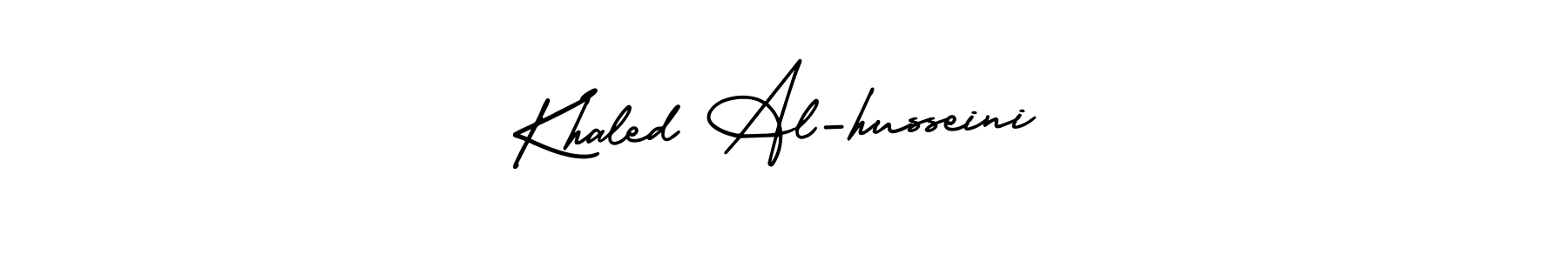 How to make Khaled Al-husseini signature? AmerikaSignatureDemo-Regular is a professional autograph style. Create handwritten signature for Khaled Al-husseini name. Khaled Al-husseini signature style 3 images and pictures png
