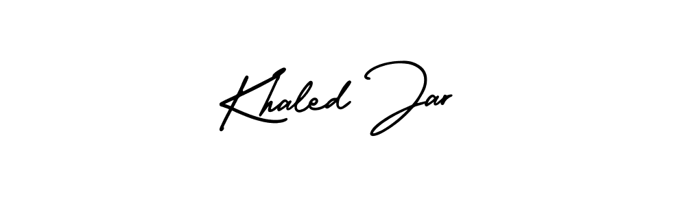 Similarly AmerikaSignatureDemo-Regular is the best handwritten signature design. Signature creator online .You can use it as an online autograph creator for name Khaled Jar. Khaled Jar signature style 3 images and pictures png