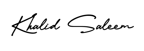 Similarly AmerikaSignatureDemo-Regular is the best handwritten signature design. Signature creator online. You can use it as an online autograph creator for name Khalid Saleem. Khalid Saleem signature style 3 images and pictures png