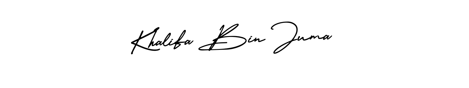 Make a beautiful signature design for name Khalifa Bin Juma. Use this online signature maker to create a handwritten signature for free. Khalifa Bin Juma signature style 3 images and pictures png