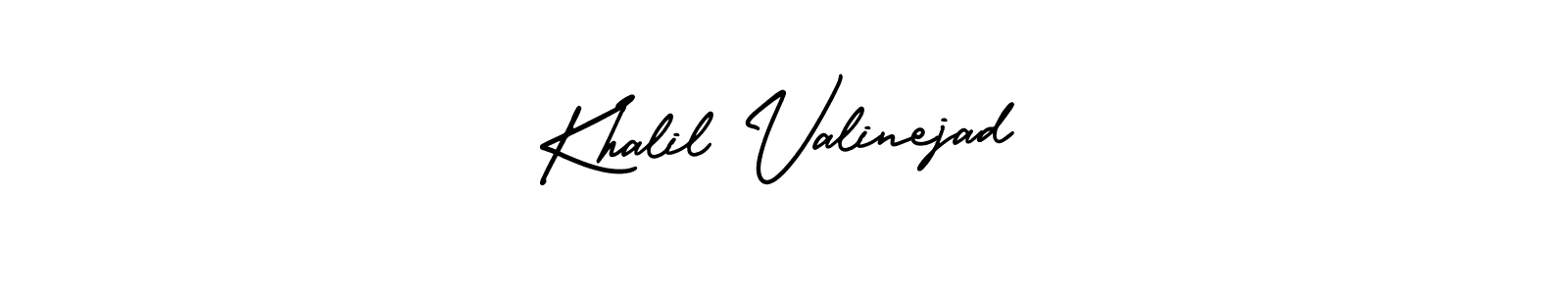 You can use this online signature creator to create a handwritten signature for the name Khalil Valinejad. This is the best online autograph maker. Khalil Valinejad signature style 3 images and pictures png