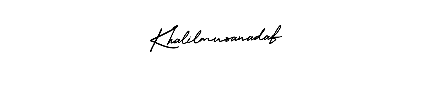 Best and Professional Signature Style for Khalilmusanadaf. AmerikaSignatureDemo-Regular Best Signature Style Collection. Khalilmusanadaf signature style 3 images and pictures png