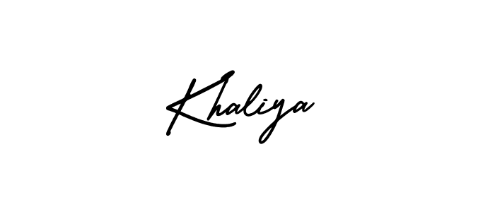 You can use this online signature creator to create a handwritten signature for the name Khaliya. This is the best online autograph maker. Khaliya signature style 3 images and pictures png