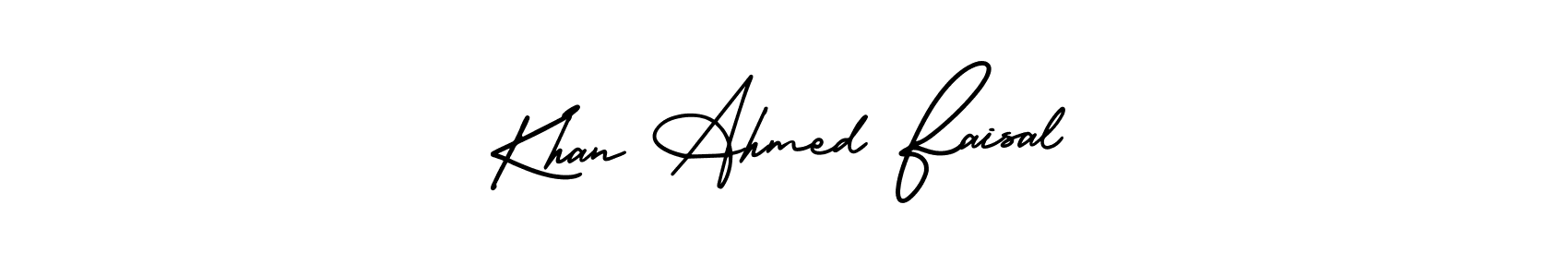 Best and Professional Signature Style for Khan Ahmed Faisal. AmerikaSignatureDemo-Regular Best Signature Style Collection. Khan Ahmed Faisal signature style 3 images and pictures png