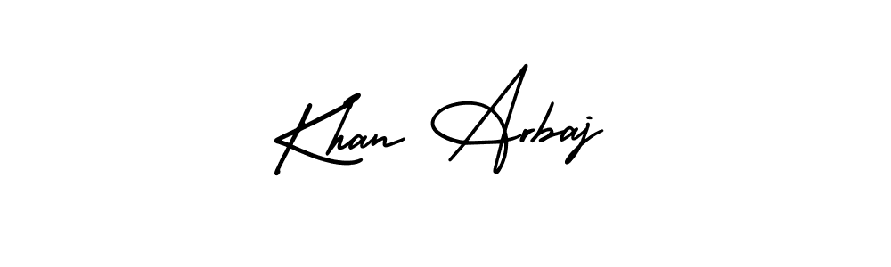 See photos of Khan Arbaj official signature by Spectra . Check more albums & portfolios. Read reviews & check more about AmerikaSignatureDemo-Regular font. Khan Arbaj signature style 3 images and pictures png